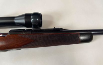 null Holland & Holland bolt action rifle, caliber 275. Round barrel with rise, signed...