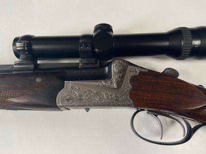 null Express rifle "Sipp Camille Armurier à Strasbourg", two shots, caliber 9,3 x...