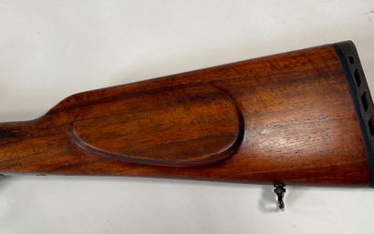 null Shotgun with central percussion, external hammers, two shots, gauge 12. Engraved...