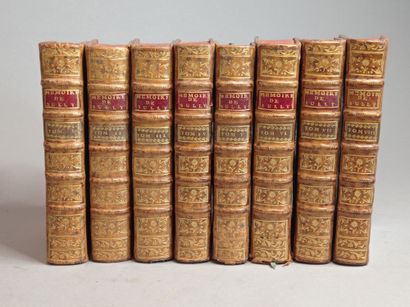 null SULLY (duc de). Mémoires. Londres, 1767. 8 volumes in-12, veau marbré, dos orné...