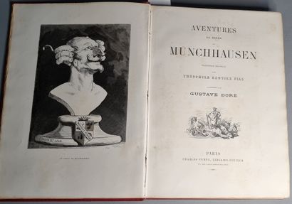 null DORÉ (Gustave). Aventures du Baron de Munchhausen. Paris, Charles Furne, 1862....
