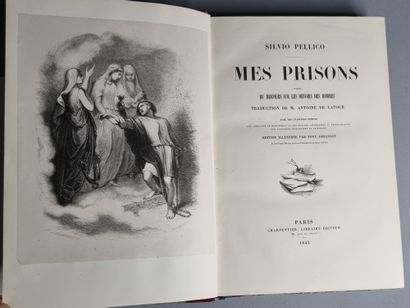 null PELLICO (Silvio). Mes Prisons. Paris, Charpentier, 1843. Grand in-8, demi-veau...