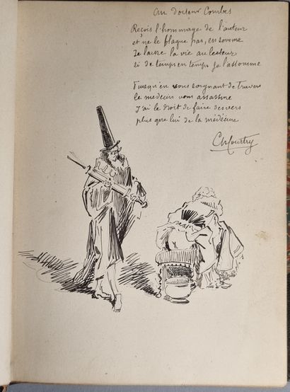 null BOUTET. - COURTRY (Charles). Boutet annoyed by Courtry. Paris, Bibliothèque...