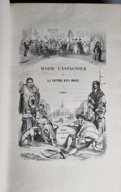 null AYGUALS DE IZCO (Wenceslas). Marie l’Espagnole ou la victime d’un moine. Paris,...