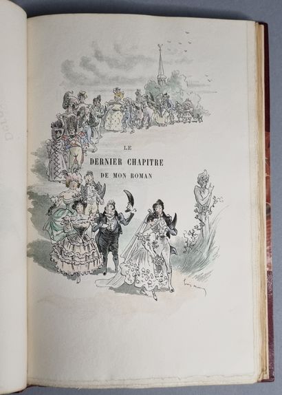 null NODIER (Charles). Le Dernier chapitre de mon roman. Paris, Conquet, 1895. In-8,...