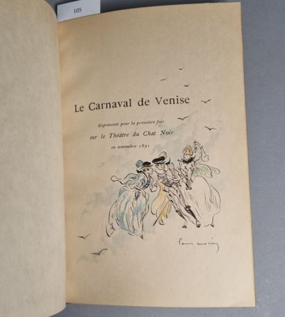null MORIN (Louis). — VAUCAIRE (Maurice). Le Carnaval de Venise. Paris, imprimé pour...