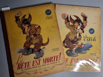 null CALVO. The Beast is dead! The World War among animals. Paris, Editions G. P.,...