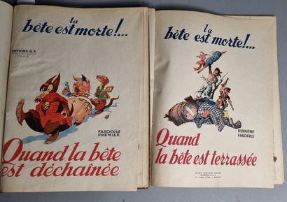 null CALVO. The Beast is dead! The World War among animals. Paris, Editions G. P.,...