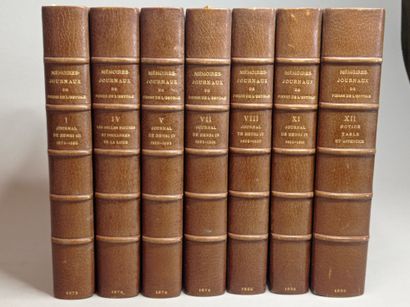 null L’ESTOILE (Pierre de). Mémoires-Journaux. Paris, Jouaust, 1875-1896. 12 volumes...