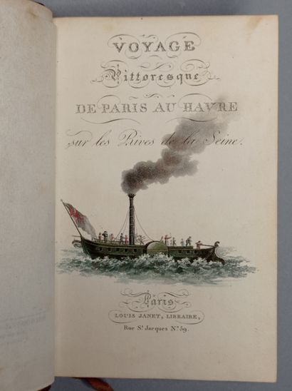 null [MALO (Charles)]. Voyage pittoresque de Paris au Havre sur les rives de la Seine....
