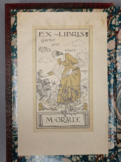 null MICHELET (Jules). L’Oiseau. Paris, Hachette, 1858. In-12, maroquin brun, dans...