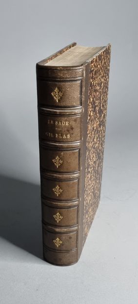 null LE SAGE. Histoire de Gil Blas de Santillane. Paris, Paulin, 1835. Grand in-8,...