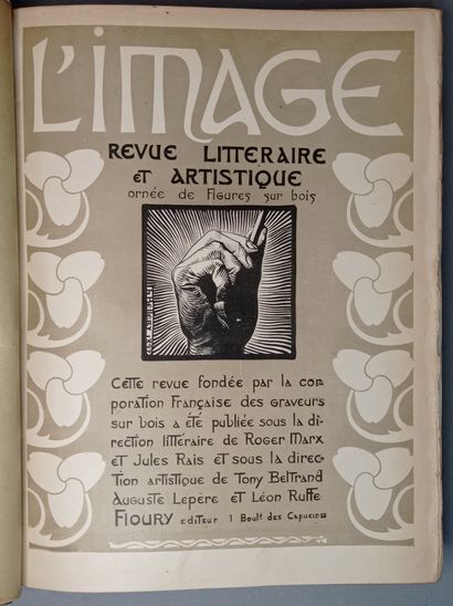 null REVUE. — L’IMAGE. Revue littéraire et artistique. Paris, Floury, 1896-1897....