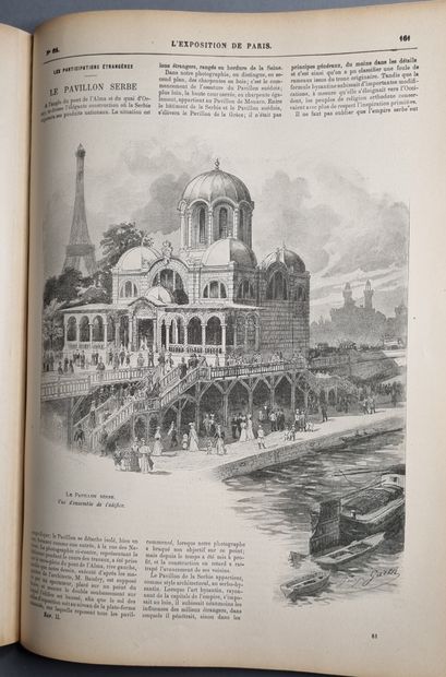 null PARIS. — EXPOSITION DE PARIS (L’). (1900). Paris, Mongredien et Cie, 1900. 3...