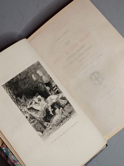 null MILLE ET UNE NUITS (Les). Paris, Jouaust, 1881. 10 volumes in-8, demi-chagrin...