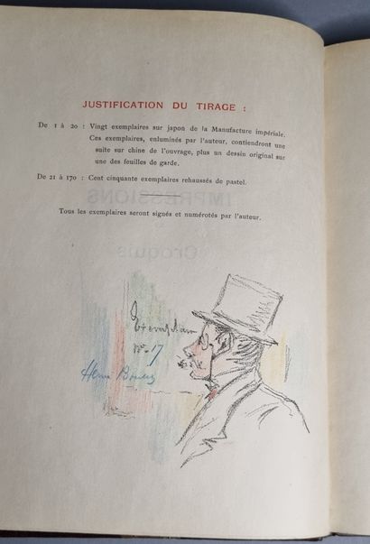 null BOUTET (Henri). Impressions and sketches. Paris, Chez l'Auteur, 1912. In-4,...