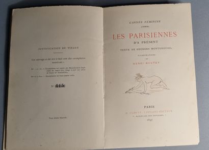null BOUTET (Henri). - MONTORGUEIL (Georges). The feminine year (1896). Les Parisiennes...