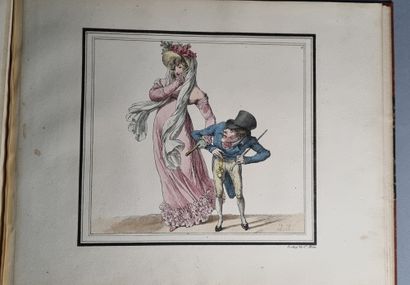 null ISABEY (Jean-Baptiste). Caricatures de J. I. 1818. Paris, chez l’Auteur et chez...