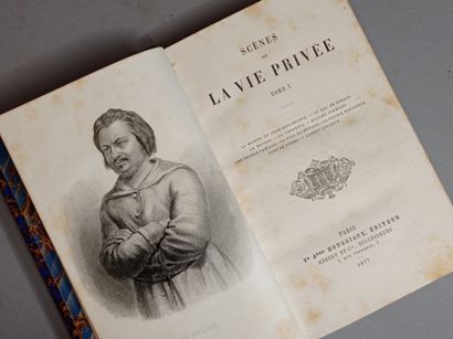 null BALZAC (Honoré de). Œuvres complètes. Paris, Hébert, 1877. 20 volumes in-8,...