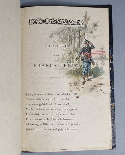 null MENDÈS (Catulle). La Colère d’un Franc-Tireur, poème dit par M. Coquelin. Paris,...