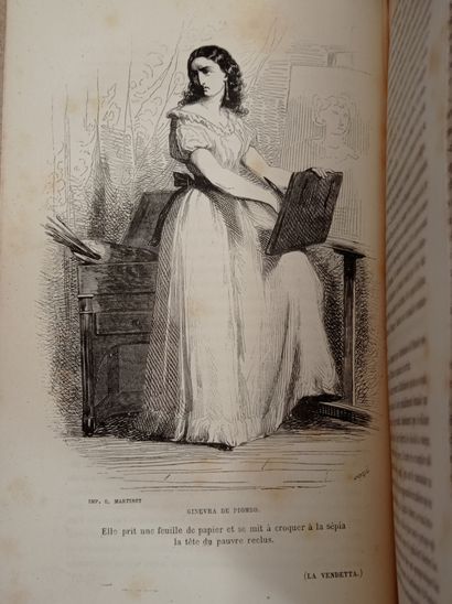 null BALZAC (Honoré de). Œuvres complètes. Paris, Hébert, 1877. 20 volumes in-8,...