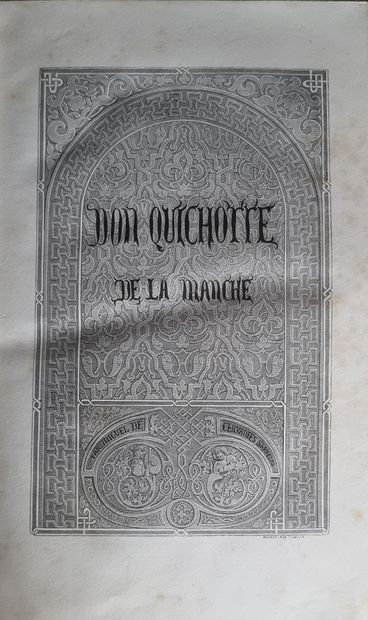 null CERVANTÈS. L’Ingénieux Hidalgo Don Quichotte de la Manche. Paris, Dubochet,...