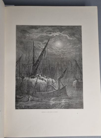 null ÉNAULT (Louis). Londres. Paris, Hachette, 1876. In-folio, demi-chagrin rouge,...