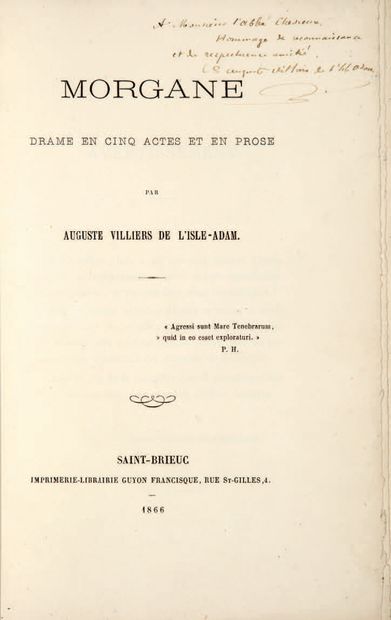 VILLIERS DE L'ISLE-ADAM (Auguste de).