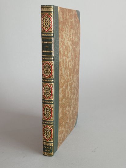 GAUTIER (Théophile). L'Eldorado. Paris, Publications du Figaro, 1837. In-8, dark...