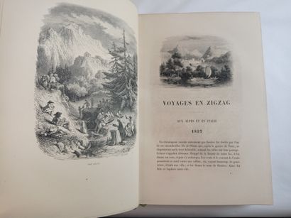 TÖPFFER (Rodolphe). Voyages en zigzag, ou Excursions d'un pensionnat en vacances...