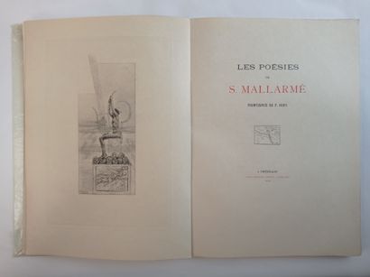 MALLARMÉ (Stéphane). Poésies. Bruxelles, Edmond Deman, 1899. In-4, broché, couverture...