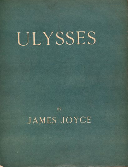 JOYCE (James). 
Ulysses. Paris, Shakespeare and Company, 1922. In-4, peau de porc...