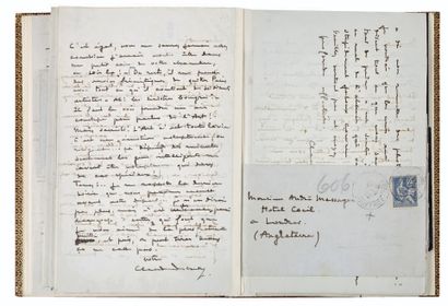 DEBUSSY (Claude). Correspondance avec André Messager. 1902-1910. Ensemble de 21 lettres...