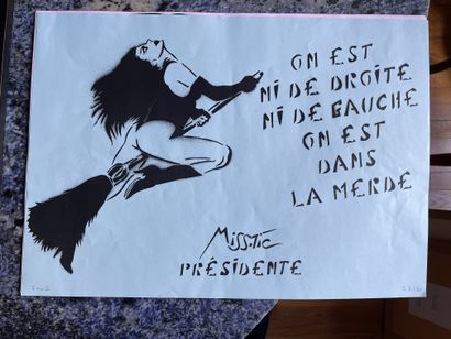 D'après MISS-TIC (1956) 
after Miss-Tic :



- Ten stencils, dated 2002 lower left...