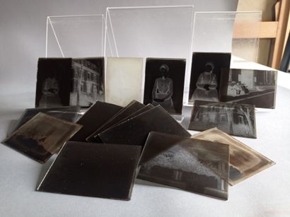 Important lot of photographic plates