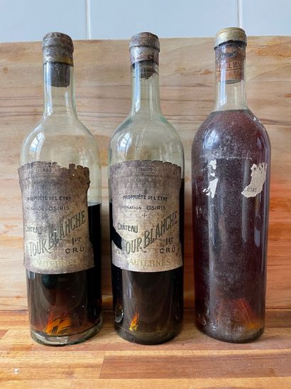 null 
SAUTERNES - Lot of bottles including:

1 Ble Chateau LA TOUR BLANCHE (high...