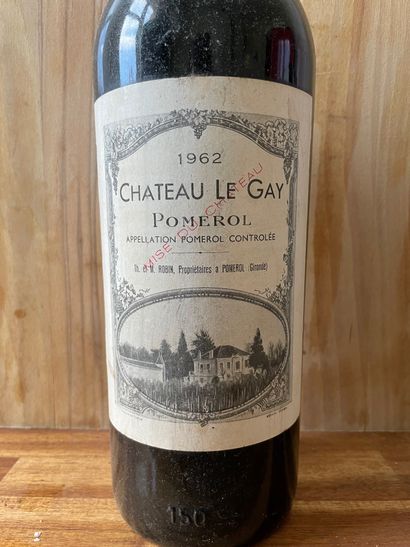 null 
1 Mag. Chateau LE GAY

Pomerol

1962

Low neck level / High shoulder
