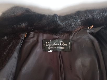 Christian DIOR Boutique Fur
Mink cape
Monogrammed buttons