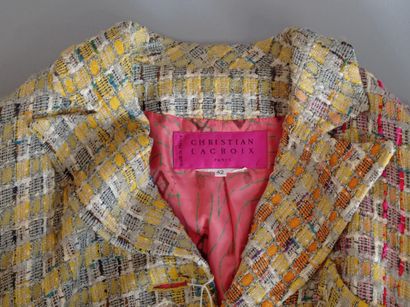 Christian LACROIX Tweed jacket
Size 42