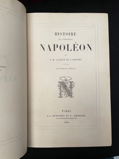 LAURENT DE L'ARDÈCHE Napoléon.
2 volumes (en l'état)