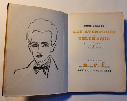 ARAGON Louis. THE ADVENTURES OF TELEMACHUS. Paris, NRF, 1922. In-12, paperback.
First...