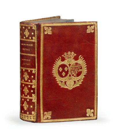 null ALMANACH ROYAL, année 1781. Paris, D'Houry, s.d. [1781]. Fort volume in-8, maroquin...