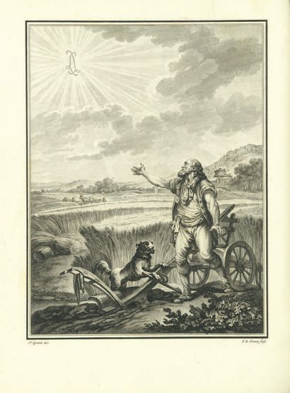 [ROSSET (Pierre Fulcrand de)] L'Agriculture, poème. Paris, Imprimerie royale, 1774....