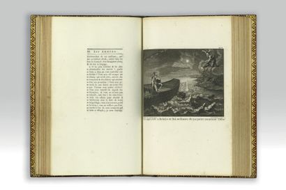 LONGUS Les Amours de Daphnis et Chloé. Traduction de 1782. Mithylène [Reims, Cazin],...
