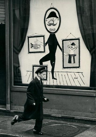 MARTIN André VITRINE SINE. PHOTOGRAPHIE ORIGINALE. Circa 1958. 23,5 x 16,5 cm, sous...