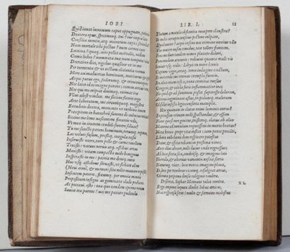 THOU (Jacques-Auguste de). Ɵ Poemata sacra. Paris, Mamert Patisson, 1599. In-12,...