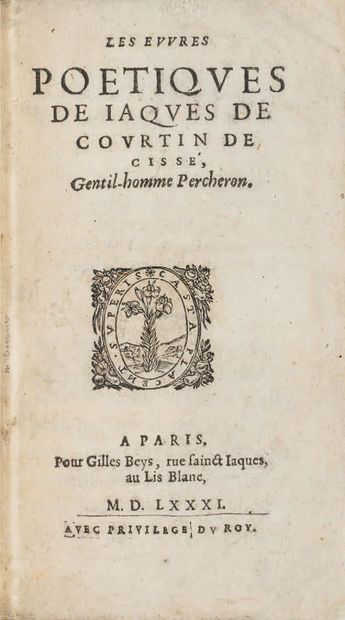 COURTIN DE CISSÉ (Jacques de).