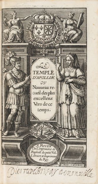 null Ɵ TEMPLE D'APOLLON (Le), ou Nouveau recueil des plus excellens Vers de ce temps....