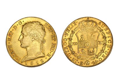 MONNAIES NAPOLÉONIENNES SPAIN: Joseph Napoleon (1808-1813)

320 gold reales. 1812....