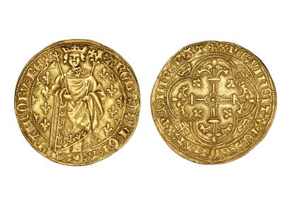 MONNAIES FRANÇAISES CHARLES VII (1422-1461)

Royal d’or (9 octobre 1429). Poitiers....